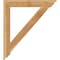 Ekena Millwork Traditional Traditional Rough Sawn Bracket, Western Red Cedar, 4"W x 32"D x 36"H BKT04X32X36TRA01RWR - alternate 3
